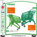 New Supermarket Full Plastic Trolley